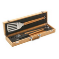 3 Piece Bamboo BBQ Gift Set